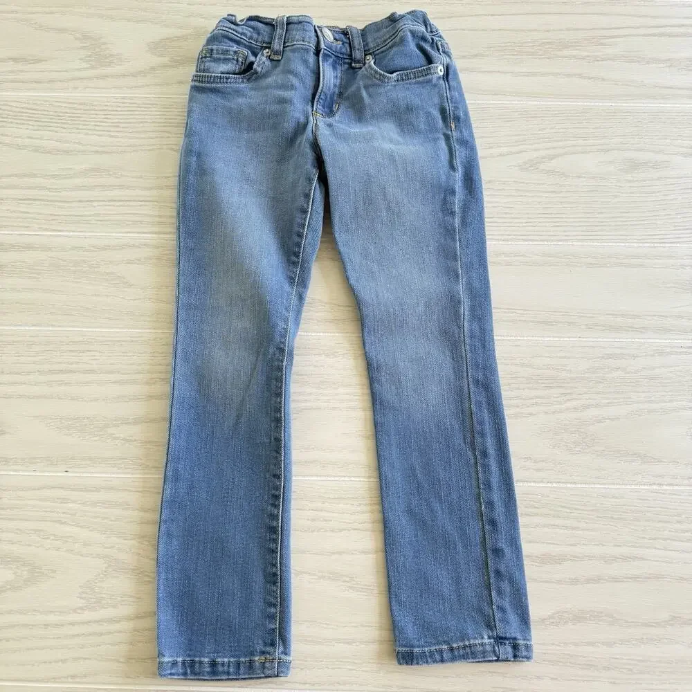 The Children’s Place Girls Skinny Fit Adjustable Waistband Jeans Size 6